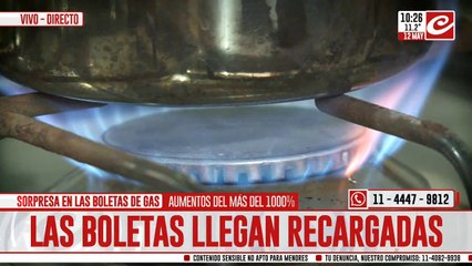 Las facturas de gas llegarán con aumentos de hasta 1.000%