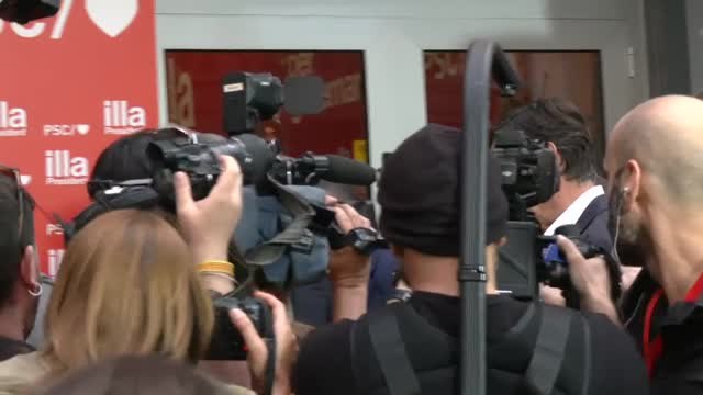 Salvador Illa llega a la sede del PSC: Estamos esperanzados y contentos