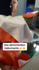 La bayeta : le chiffon qui nettoie qu’avec de l’eau  (Note : Cette vidéo enregistrée à la Foire de Paris ne fait l’objet d’aucune contrepartie)
