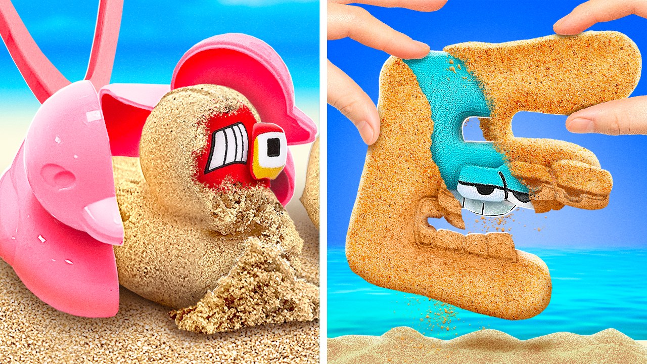 Alphabet Lore On The Beach ️ *Easy Crafts Ideas And Cute Fidgets With ...