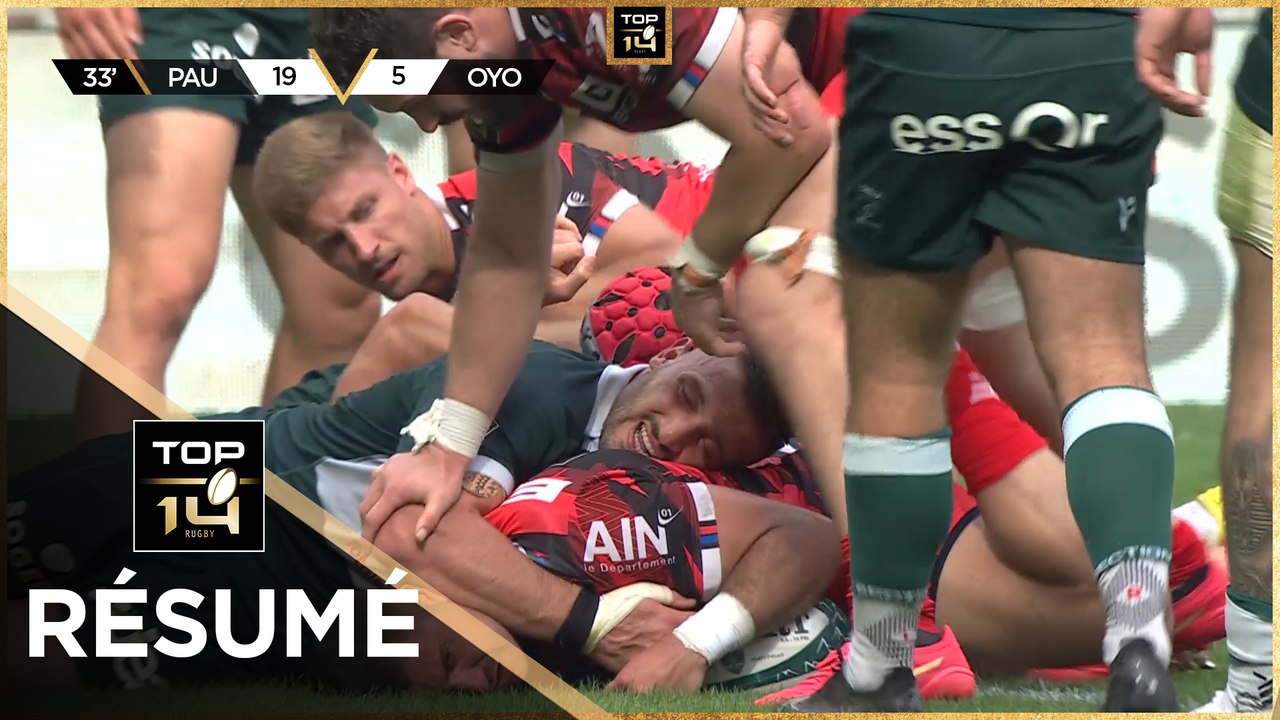 TOP 14 Saison 2023 2024 J23 - Résumé Section Paloise - Oyonnax Rugby