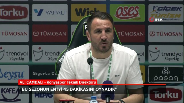 Ali Çamdalı'dan takımına övgü!