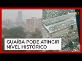 Imagens aéreas mostram Porto Alegre inundada neste domingo; Guaíba pode chegar a 5,50 metros