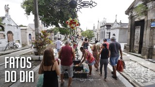 Cemitério Santa Izabel tem movimentação tranquila no Dia das Mães