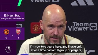 Managing United 'like swimming with your hands on your back' - Ten Hag