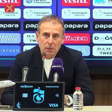 Abdullah Avcı: Trabzonspor hep 1 fazlasını ister