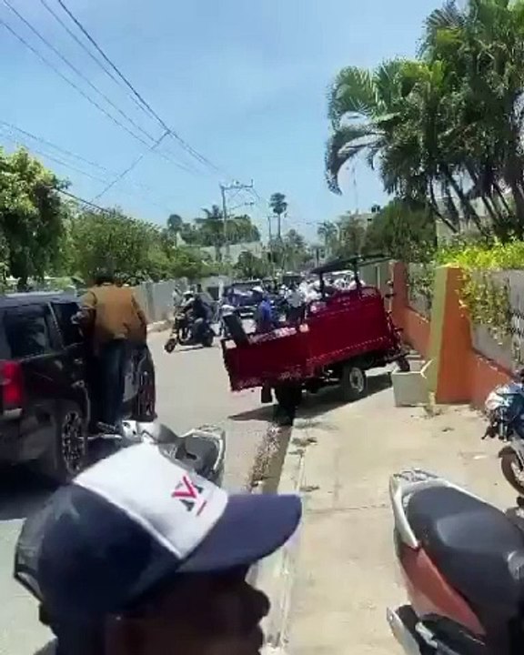Violenta balacera en caravana del PRM en Barahona