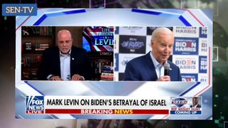 Joe Biden's Anti-Semitic Propaganda Exposed ¦ Mark Levin EXPLODES on Biden's betrayal of Israel