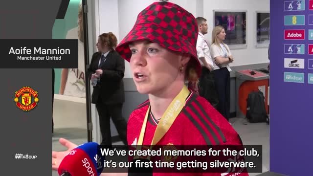 Man United players react to 'amazing' Women's FA Cup triumph