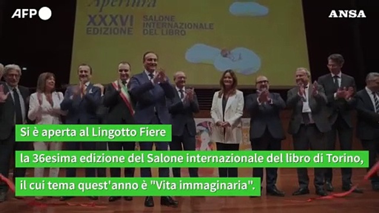 Torino, inaugurata la 36esima edizione del Salone del libro