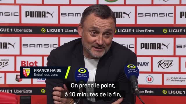 Lens - Haise : “Un point qui compte et qui nous laisse en course pour l'Europe
