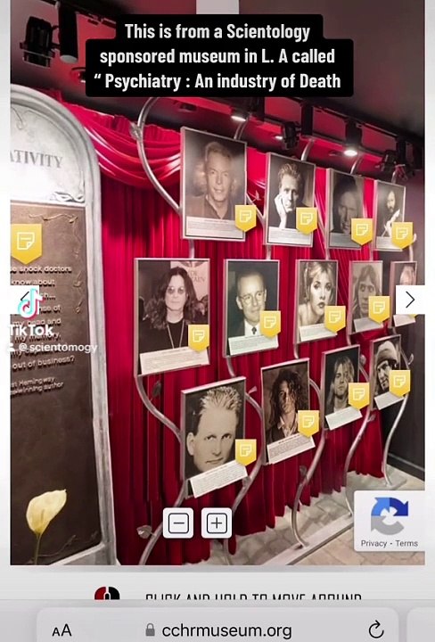 Here are images from a Scientology museum.