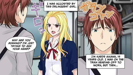 I got harassed by a delinquent girl, and the next day a beautiful girl shows up