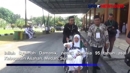 Syaimah Damanik, Calon Jemaah Haji Tertua dari Sumut Berusia 95 Tahun