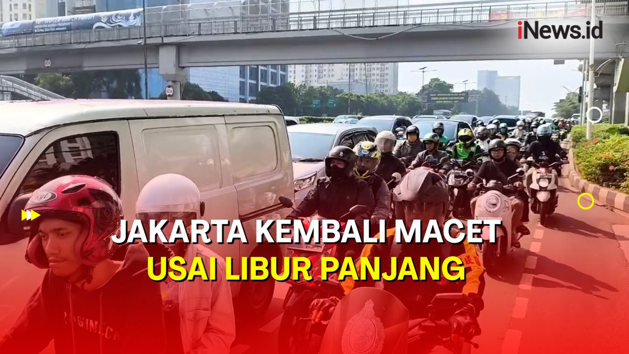 Potret Jakarta Kembali Macet Usai Libur Panjang Kenaikan Isa Almasih