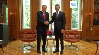 Grèce-Turquie : Recep Tayyip Erdogan reçoit Kyriakos Mitsotakis à Ankara