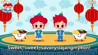 Jajangmyeon Slurp- Slurp- Sweet- Savory Jajangmyeon- Food Song Kids Songs JunyTony
