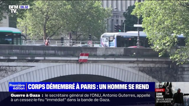 Valise contenant un corps démembré sous le pont d'Austerlitz: un homme s'est rendu à la police