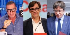 Carlos Herrera enfría la euforia de Salvador Illa (PSC-PSOE) con el ‘fantasma’ de Puigdemont