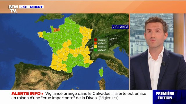 Le département du Calvados placé en vigilance orange crues