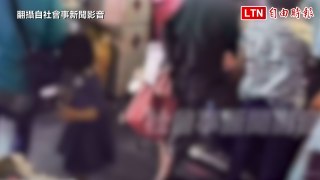 台南婦人猛甩巴掌10多下！女童被打到站不穩 警方要查(翻攝自網路社會事新聞影音/警方提供)