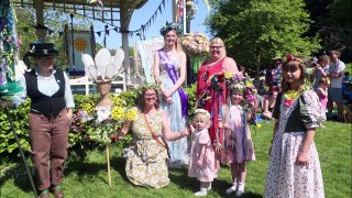 In photos: Crowning of the May Queen 2024 in Alexandra Park, Hastings, East Sussex, May 12