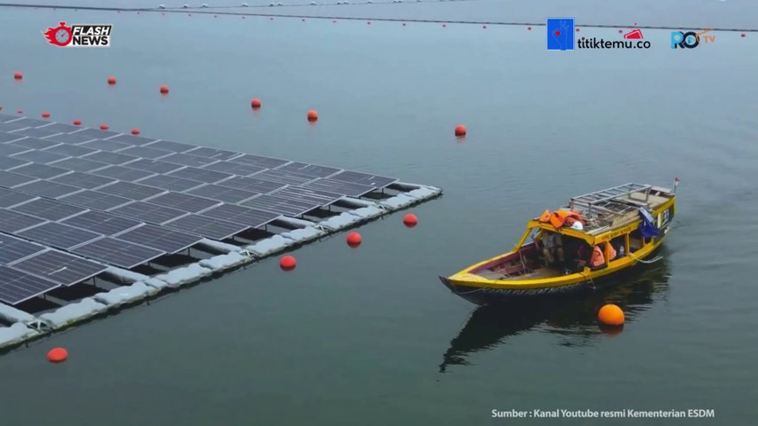Terbesar Ketiga di Dunia, PLTS Terapung Cirata untuk Mendukung Industri Energi Hijau.