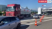 Düzce-Kaynaşlı Arası Otoyol Trafiğe Kapandı