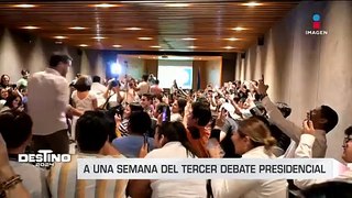 Tercer debate presidencial: Sheinbaum, Xóchitl y Máynez se verán cara a cará el 19 de mayo