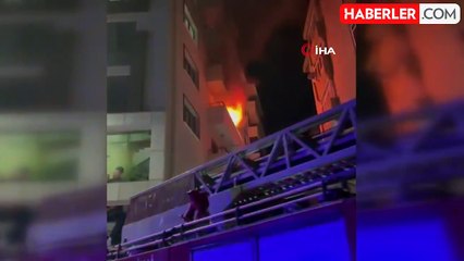 Tekirdağ Çorlu'da ev yangını: Mahsur kalan vatandaşlar itfaiye ekiplerince tahliye edildi