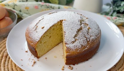 Bizcocho con mascarpone y yogur