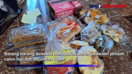 PPIH Embarkasi Surabaya Sita Sejumlah Barang Bawaan Milik Jemaah Calon Haji