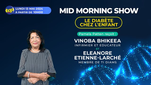 Le Mid Morning Show :Pamela Patten reçoit Vinoba Bhikeear et Eleanore Etienne-Larché_0