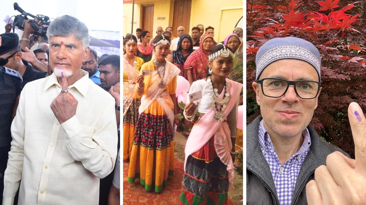 लोकसभा चुनाव में चौथे चरण की वोटिंग जारी, राजनीति से लेकर फिल्मी हस्तियों ने किया मतदान