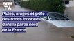 Pluies, orages et grêle: des zones inondées dans la partie nord de la France