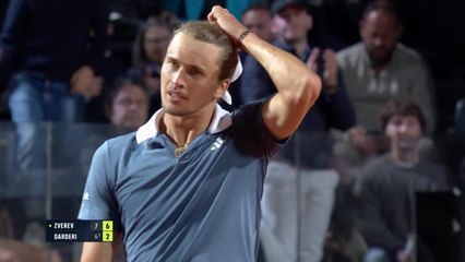Rome - Zverev écarte Darderi et file en huitièmes