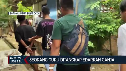 Seorang Guru Ditangkap Edarkan Ganja