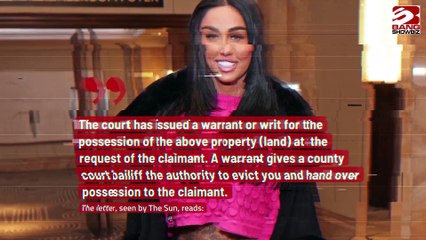 Katie Price To Be Evicted From Mucky Mansion.