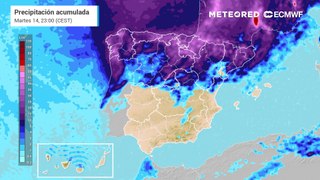 Una borrasca fría traerá precipitaciones abundantes a varias zonas de España