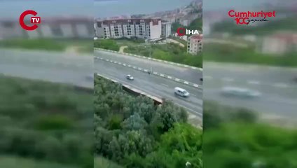 Facia teğet geçti: Mudanya yolunda alkollü yaya paniği