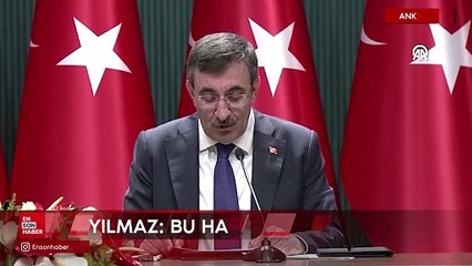 Cevdet Yılmaz: Genelge taslağı bu hafta içinde Cumhurbaşkanımızın onayına sunulacak