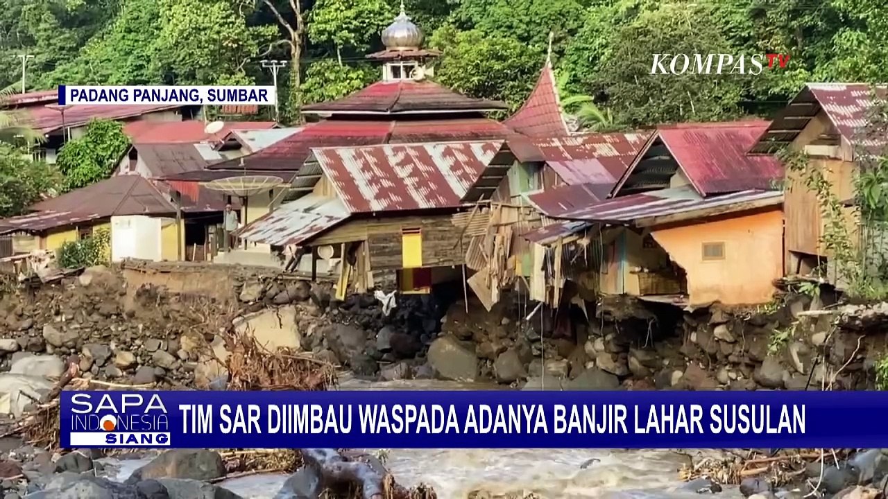 Proses Pencarian Korban, BMKG Ingatkan Tim SAR Waspada Adanya Banjir Lahar Susulan