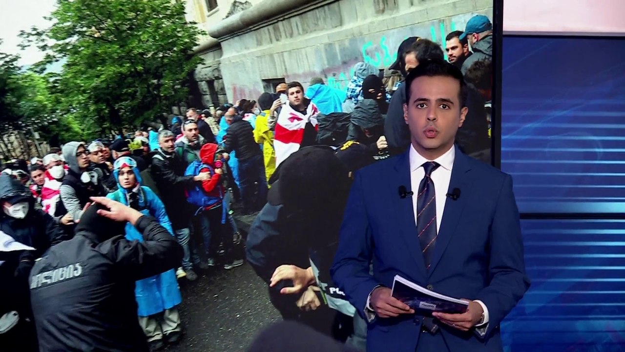 مظاهرات في جورجيا ضد مشروع قانون قد يعرقل الانضمام للاتحاد الأوروبي