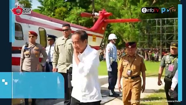 Presiden Jokowi Tinjau Pelayanan Kesehatan di RSUD Baharuddin Kabupaten Muna