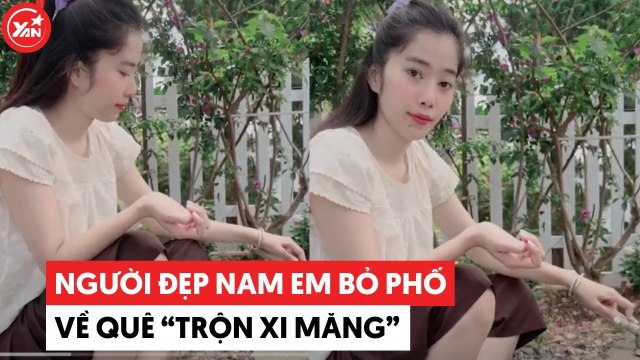 Nam Em bỏ phố về quê 'trộn xi măng , bị khịa ẩn danh giờ mới thấy cái cảnh