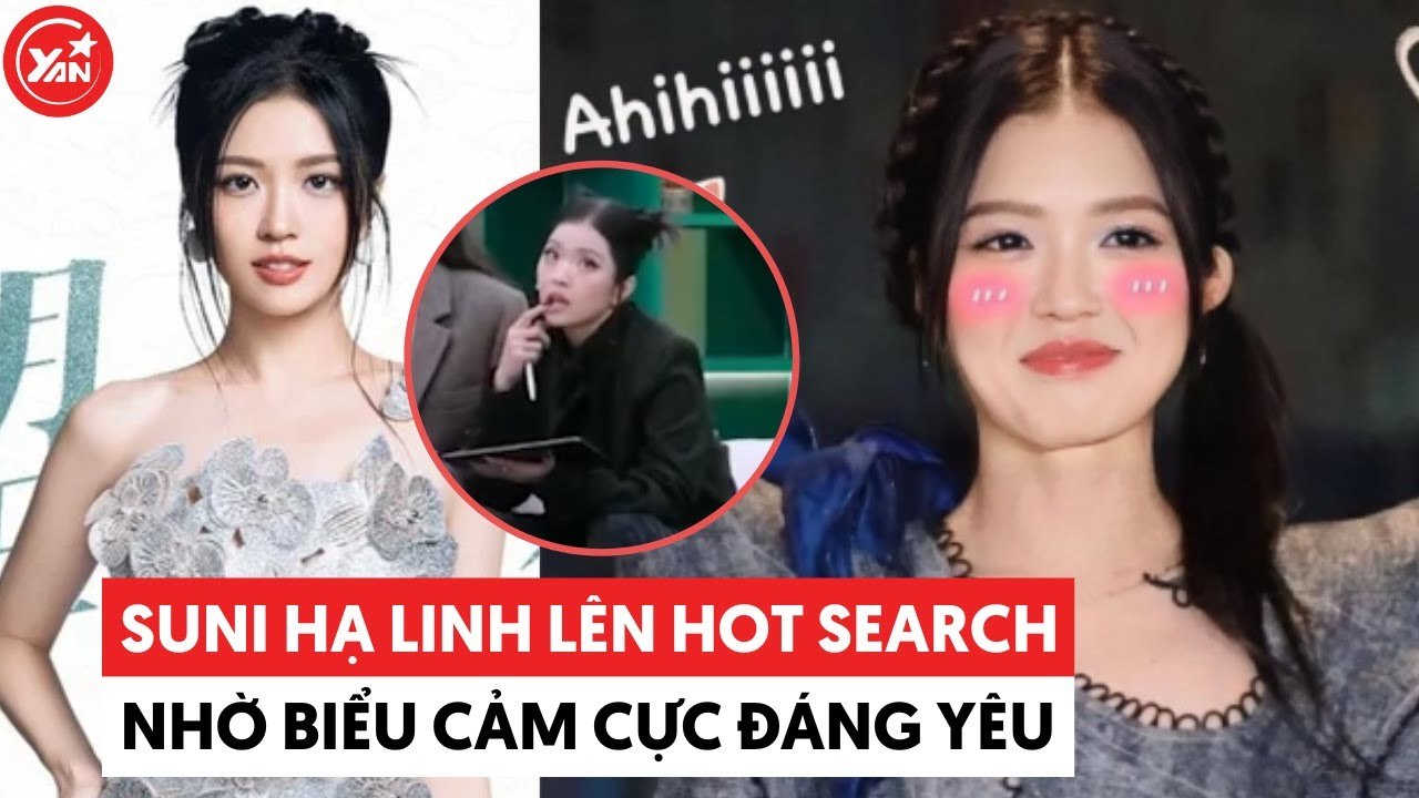 Suni Hạ Linh lại lên hot search nhờ reaction siêu đáng yêu
