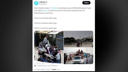 "지난주 30만 명이 라파 떠나...안전한 곳은 없다" / YTN