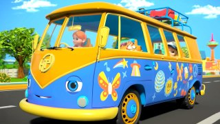 Wheels On The Bus, Fun Adventure Ride and Nursery Song for Babies