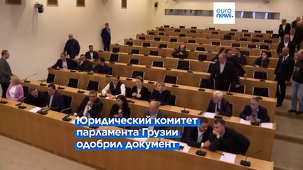 Юридический комитет парламента Грузии поддержал закон об "иноагентах" в третьем чтении