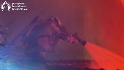 Avenue Louise: la réserve d'un magasin s'embrase en intérieur d'îlot